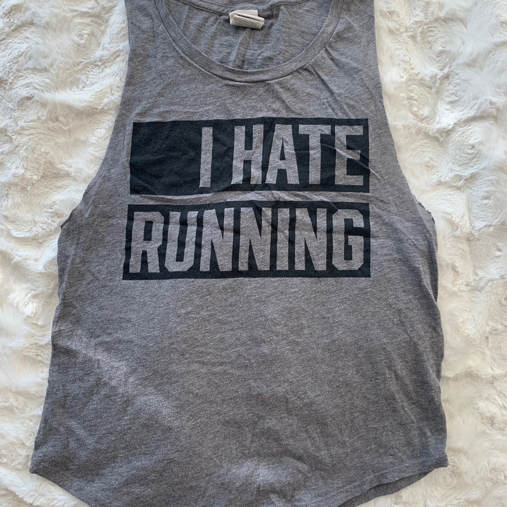 🌸 VS PINK “I Hate Running” Tank
